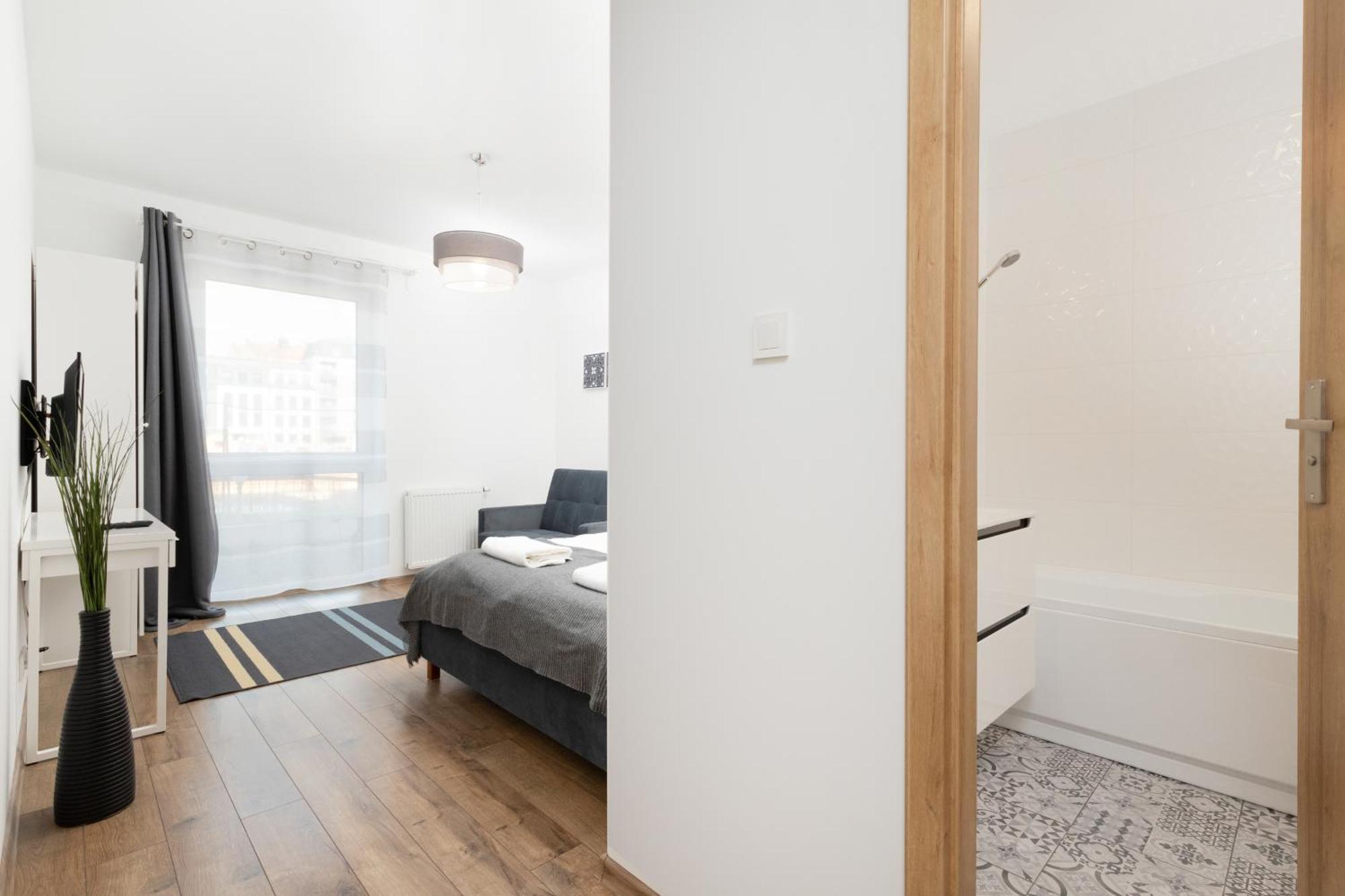 Totu Home Marina Gdansk Modern Apartment Bagian luar foto