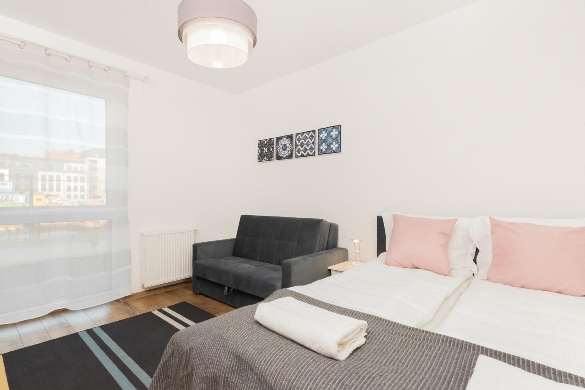 Totu Home Marina Gdansk Modern Apartment Bagian luar foto